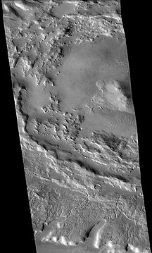 West side of Sinton Crater, as seen by CTX camera (on Mars Reconnaissance Orbiter)