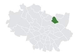 Location of Sołtysowice within Wrocław