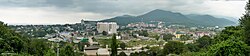 Panorama of the district from the center of Sochi