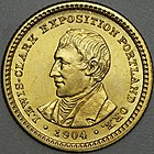 Obverse of the Lewis and Clark Exposition gold dollar