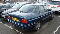 Post-facelift Escort Saloon (Equipe trim level) – after the Orion name was dropped