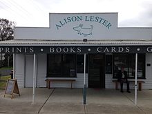 External view of Alison Lester gallery and bookshop, Fish Creek
