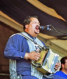 Beau Jocque at the New Orleans Jazz Fest, 1997