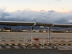 View of Chauchina from Federico García Lorca Granada Airport