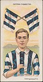 1913 W.D. & H.O. Wills Club Colours and Flags cigarette card featuring Collingwood.