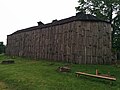 A reconstructed Iroquoian longhouse