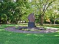 Das Kriegerdenkmal im Burgpark