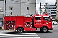 新宿消防署西新宿中隊のポンプ車「西新宿1」（ホースカー搭載）