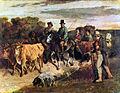Farmers of Flagey on the Return From the Market, 1850