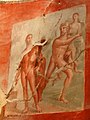 Image 73A fresco from Herculaneum depicting Heracles and Achelous from Greco-Roman mythology, 1st century CE (from Culture of ancient Rome)