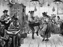 The 'Schuhplattl' Dance (1873)