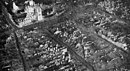צילום מהאוויר של העיר הבלגית איפר לאחר הקרב הרביעי 1918.