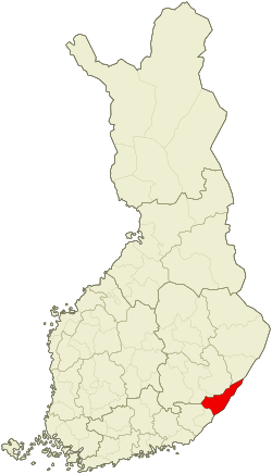 Location of Imatra sub-region