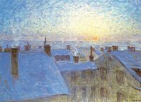 Jansson: Sunrise over the Rooftops