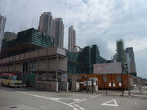 拆卸中的堅尼地城屠場 （2008年6月）