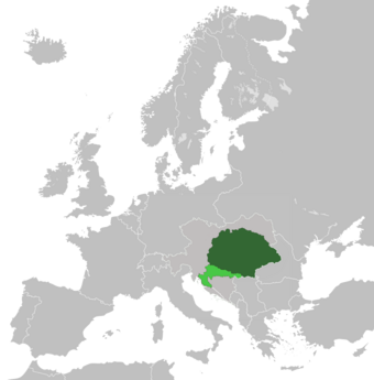 Lokacija Mađarske