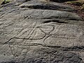 Petróglifo dos Carballos, em Campo Lameiro, Galiza.