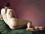 Reclining male nude