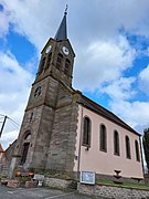 L'église protestante.