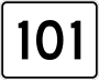 Route 101 marker