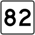 Route 82 marker