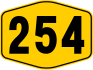 Federal Route 254 shield}}