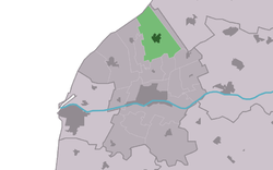 Location in the Franekeradeel municipality