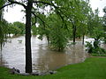 Bike path in Waterloo, Fireman's Park