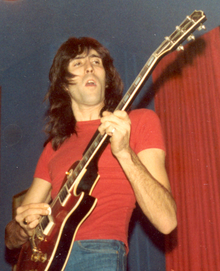 Mickey Waller with Heavy Metal Kids in 1974