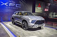 Mitsubishi XFC Concept, which previewed the Xforce