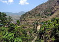 Koadri (Népal), last resort bridge on la Bothe-Kosi river