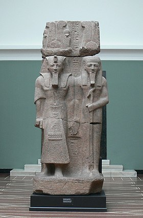 Statue double de Ramsès II et de Taténen Ny Carlsberg Glyptotek.