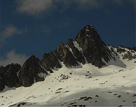 Pic Ramougn vu depuis la hourquette d'Aubert.