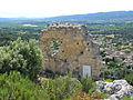 Vieux château de Mérindol chapelle, donjon, courtine