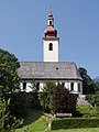 Sankt Margarethen, church: die Katholische Pfarrkirche Sankt Margaretha