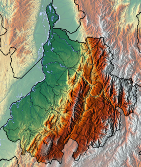 Laguna León Dormido ubicada en Santander (Colombia)