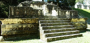 Example of Talud Tablero Architecture in Tikal