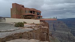 The Grand Canyon Skywalk, a popular attraction in Grand Canyon West