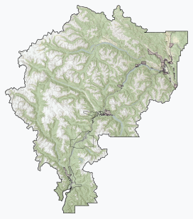 Ashlu Mountain is located in Squamish-Lillooet Regional District