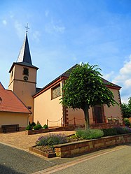 The church of Saint-Rémy in Baerendorf