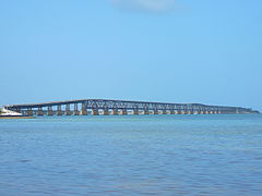 Bridge seen from Spanish Harbor Key