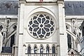 Transept rose window.