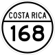 National Secondary Route 168 shield}}