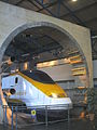 Image 17 Credit: Xtrememachineuk The Channel Tunnel is a 31 mile long rail tunnel beneath the English Channel connecting England to France. More about the Channel Tunnel... (from Portal:Kent/Selected pictures)