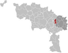 Chapelle-lez-Herlaimont – Mappa