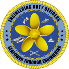 Official logo of the Engineering Duty Officer Community.