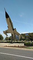 F-105 Thunderchief at Arnold Gate, Bolling Air Force Base, Washington, D.C.