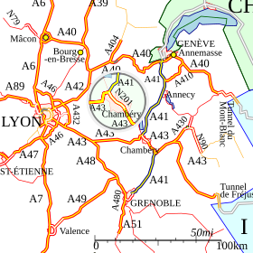 Carte de la route.