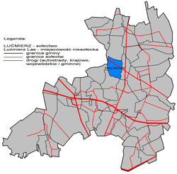 Location of Bądków im Gmina Zgierz