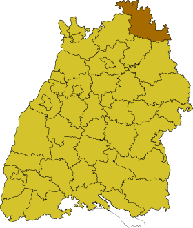 Main-Tauber-Kreis läge i Baden-Württemberg